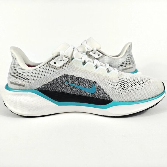 Nike Pegasus 41 Men’s 11 White Black Blue Running Shoes FD2722-103 Air Zoom - Picture 10 of 16